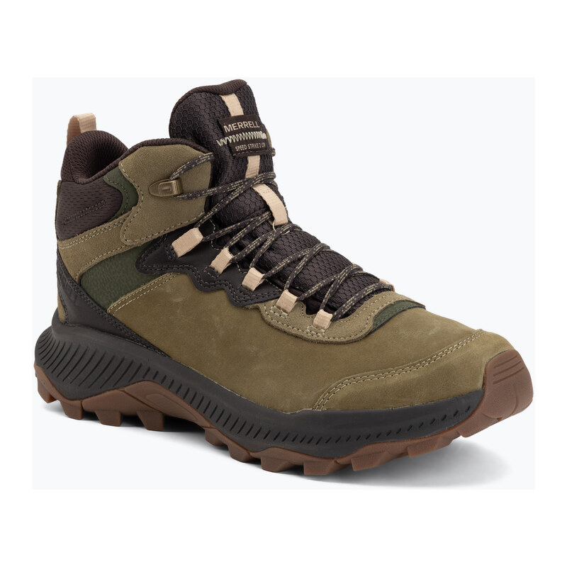 Pánské turistické boty Merrell Speed Strike 2 Leather Mid Khaki