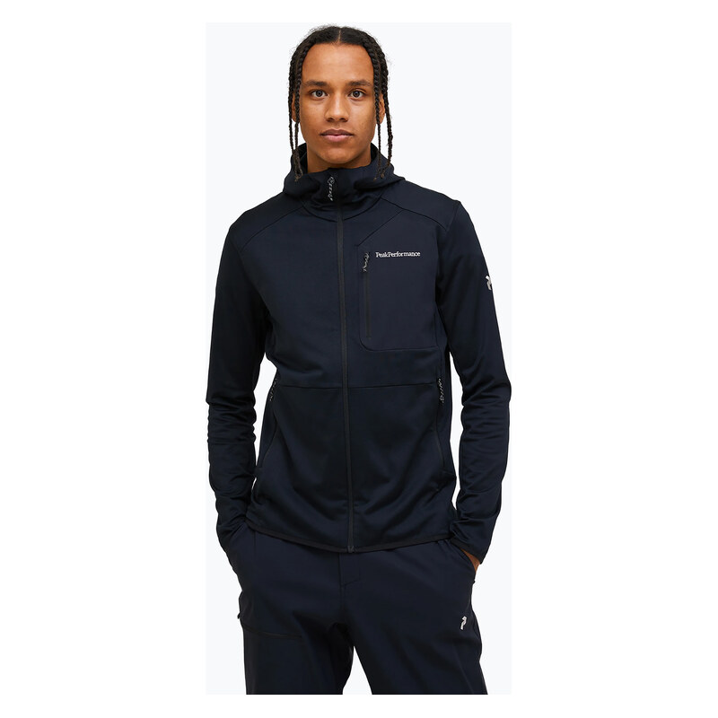 Mikina Peak Performance Utility Light Zip black/black