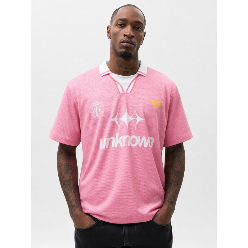 Jigga Wear Pánské sportovní tričko růžové Jigga Unknown