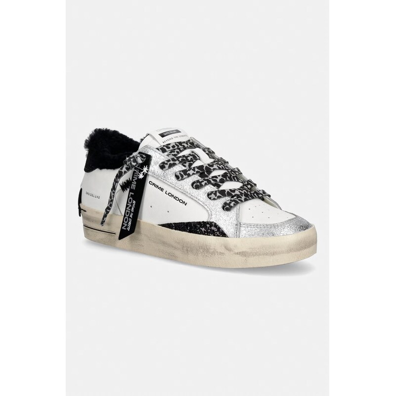 Crime London SK8 DELUXE sneakers boty dámské kožené