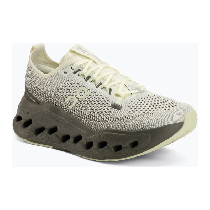 Dámské běžecké boty On Cloudsurfer Max Wide seedling/olive