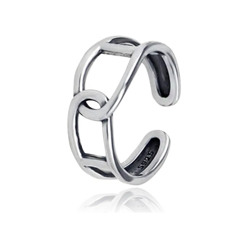Elanis Jewel Stylový stříbrný prsten Luna