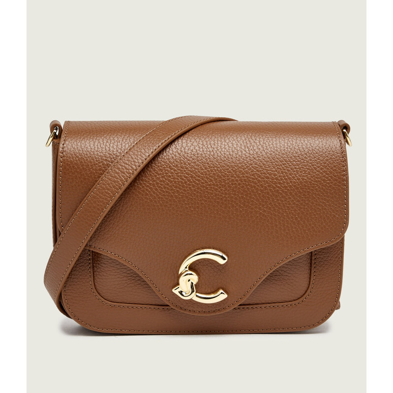 Coccinelle Kožená crossbody kabelka Coccinelle C-Me