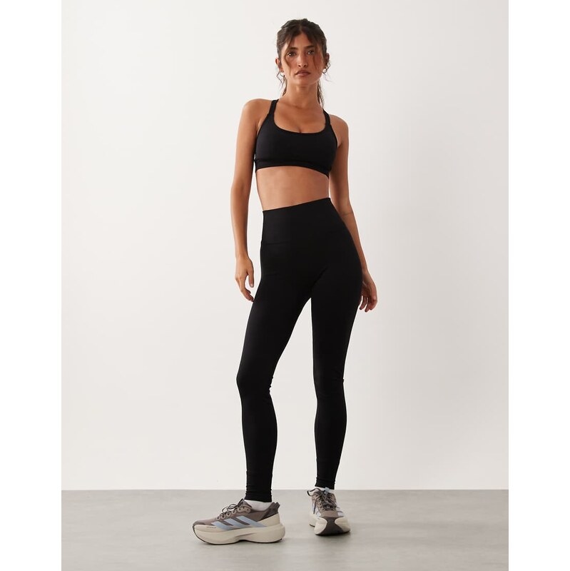 4505 seamless high waist gym leggings in black