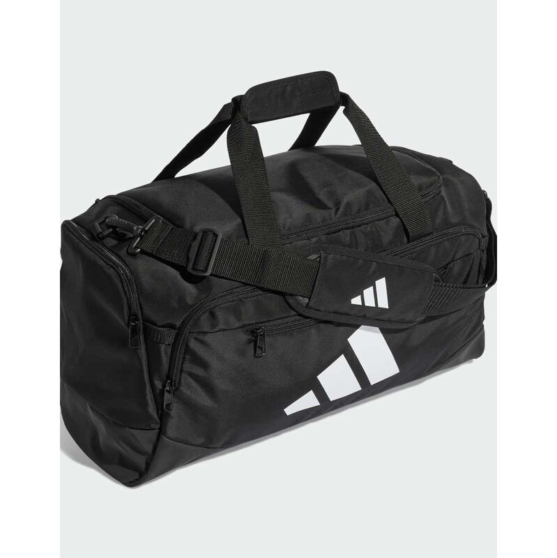 adidas performance Training defender duffle bag small in black /
