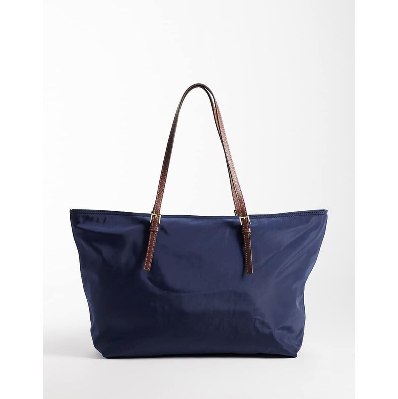 Mango tote bag in navy