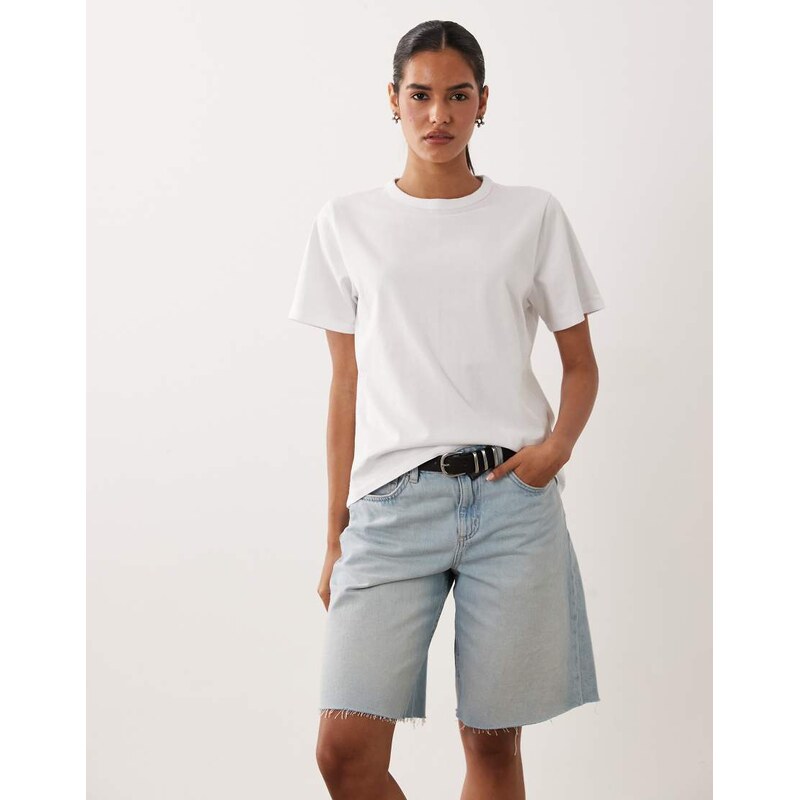 Abercrombie & Fitch short sleeve everyday t-shirt in white