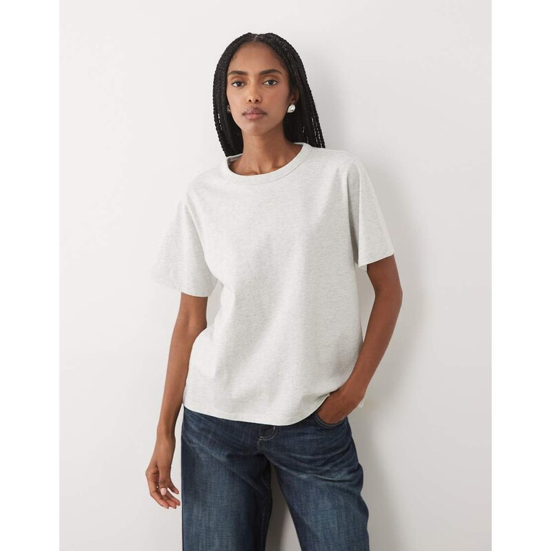 Abercrombie & Fitch short sleeve everyday t-shirt in light grey
