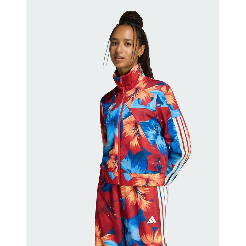 adidas performance x farm rio house of tiro track top in multi
