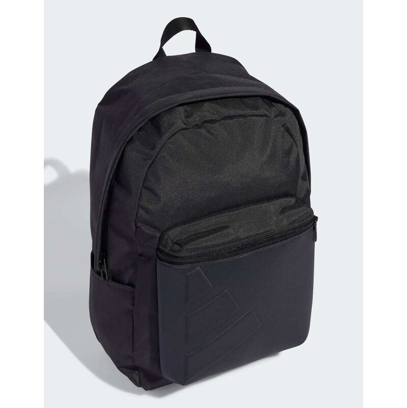 adidas performance Essentials embossed logo backpack in grey