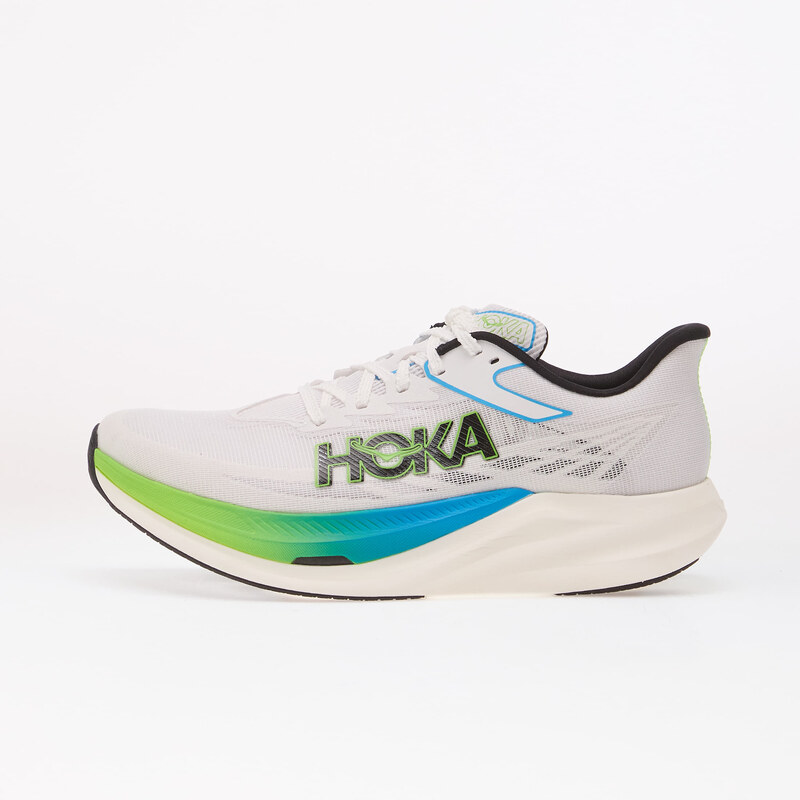 Hoka U Rocket X 3 Frost/ Electric Lime