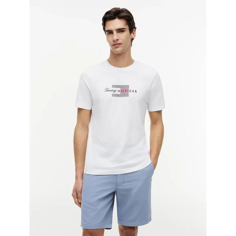 Tommy Hilfiger pánské bílé tričko