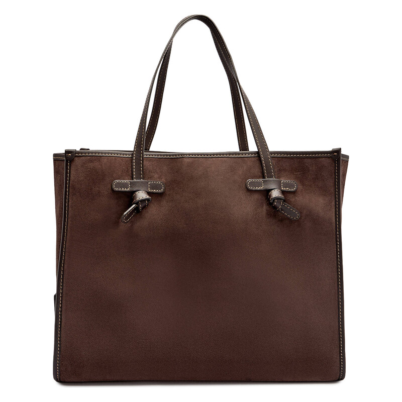 GIANNI CHIARINI Kabelka shopper + váček MARCELLA | semiš