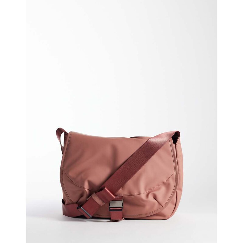 Rains 16640 waterproof bottle cross body bag in coral-Orange