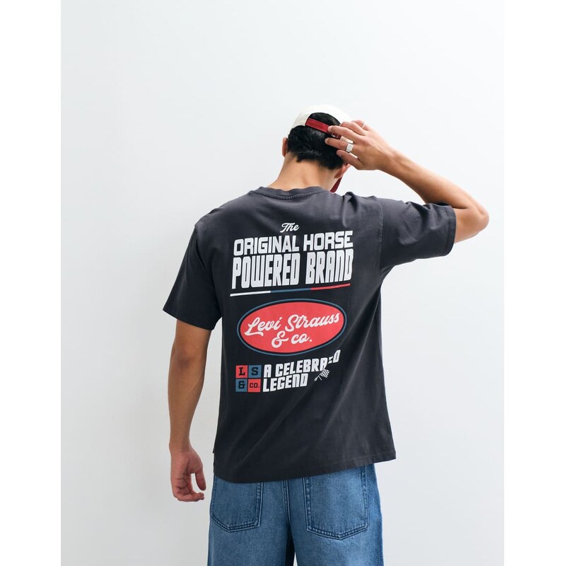 Levis graphic relaxed t-shirt in black