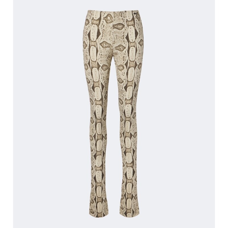 Gucci Snake-print skinny pants