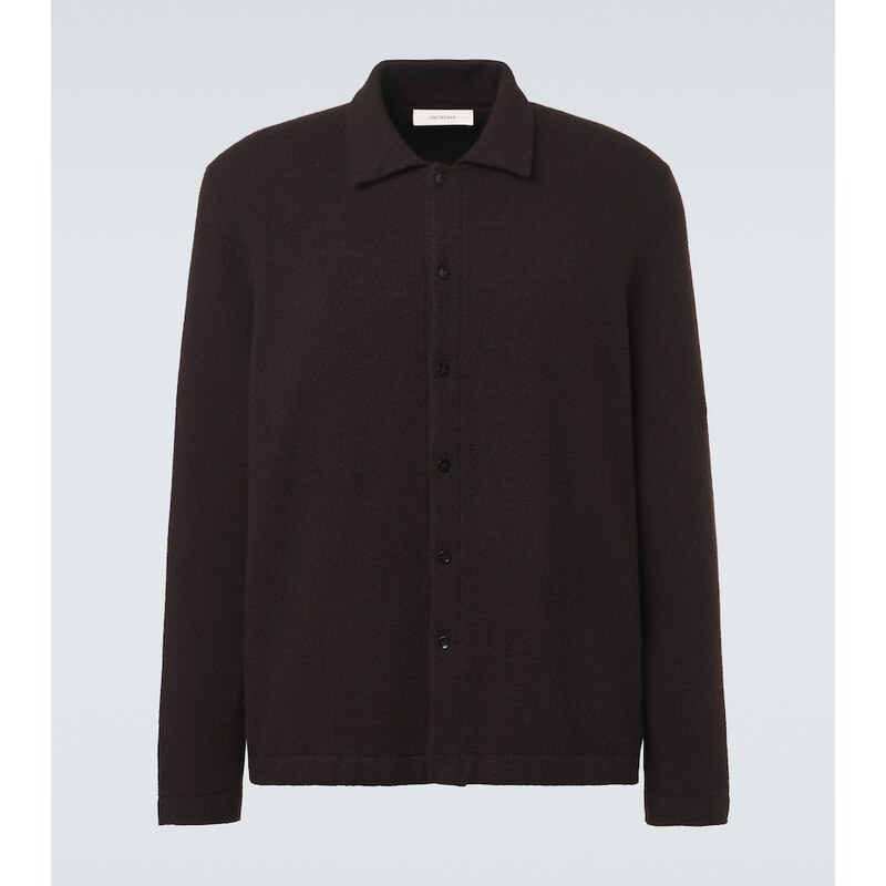 Umit Benan Winter Sunset cashmere and silk overshirt