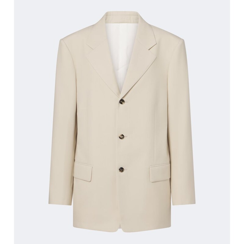 Bottega Veneta Striped wool and cotton blazer