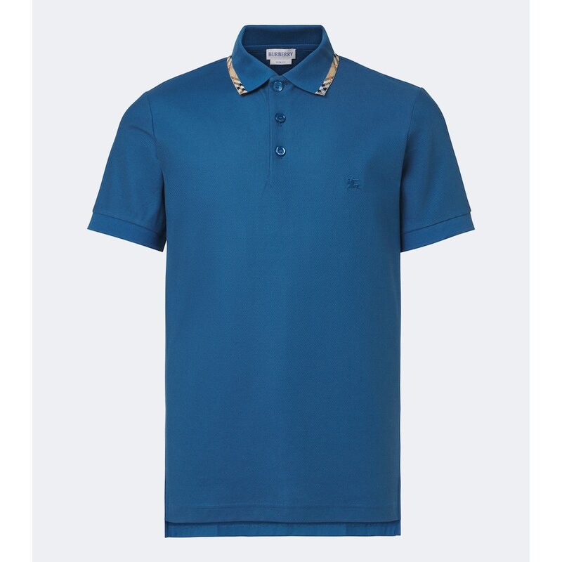 Burberry Burberry Check cotton piquÃ polo shirt