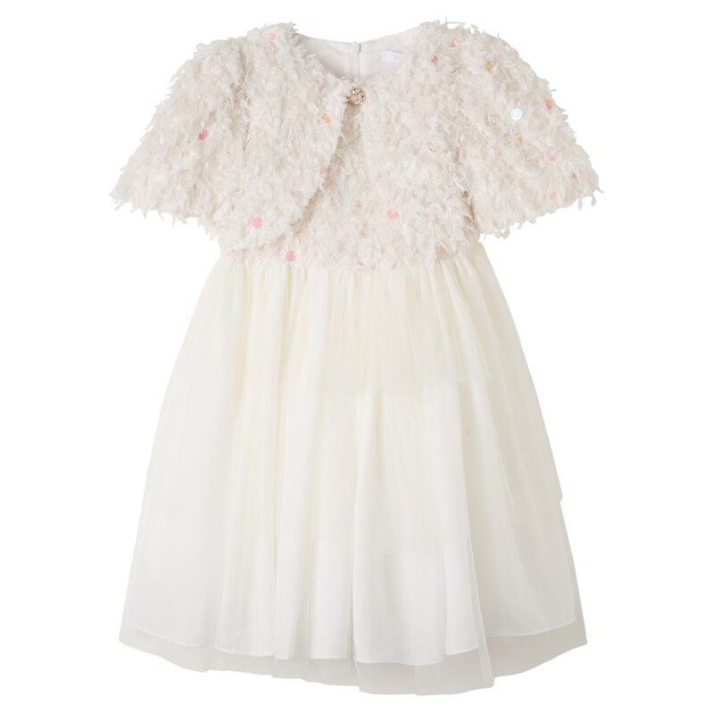 Patachou Sequined tulle dress
