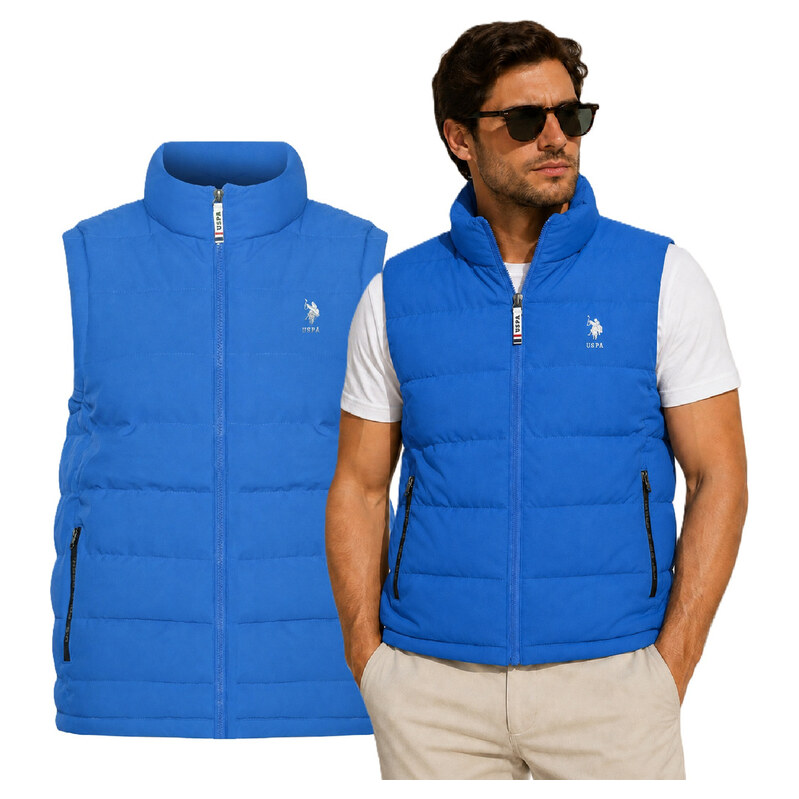 Pánská vesta US Polo Assn. světle modrá
