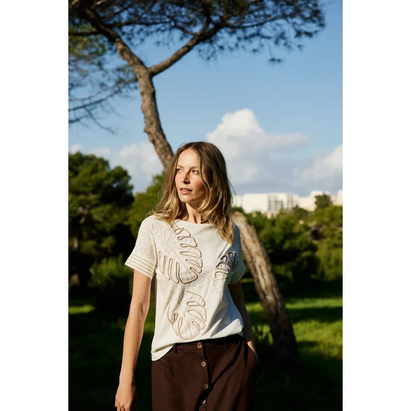 Dámské triko Marisse Off White