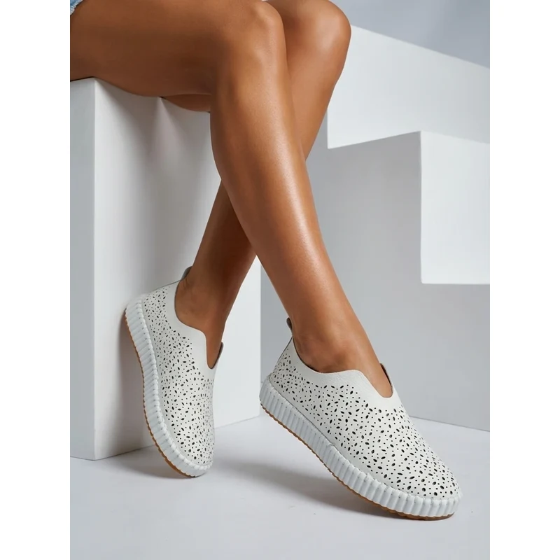 Dámské slip-on boty Resti Adella bílé