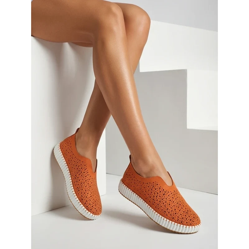 Slip-on dámské boty Resti Adella ORANGE