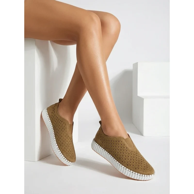 Resti Dámské slip-on boty Rovira KHAKI