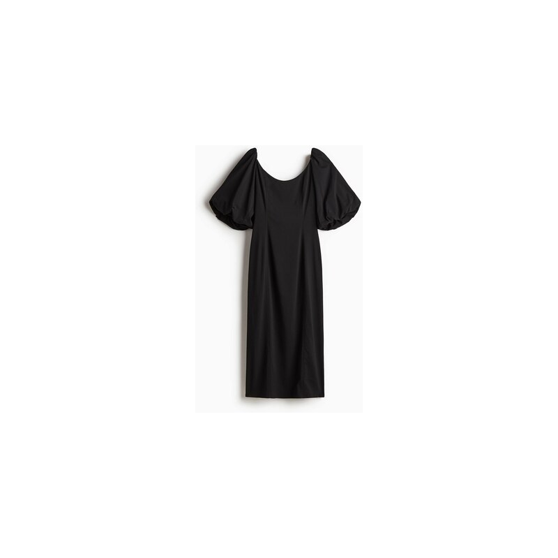 H&M - Šatys balonovým rukávem - Černá