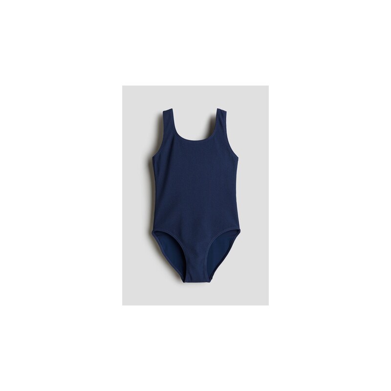 H&M - Žebrované plavky - Tmavomodrá