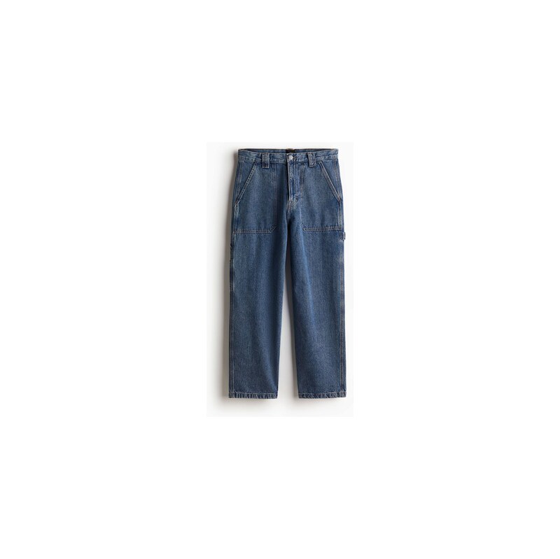 H&M - Carpenter Baggy Jeans - Denim Blue