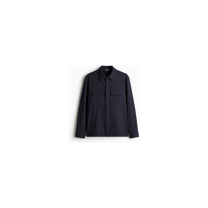 H&M - Košile utility Regular Fit - Námořnická Modř