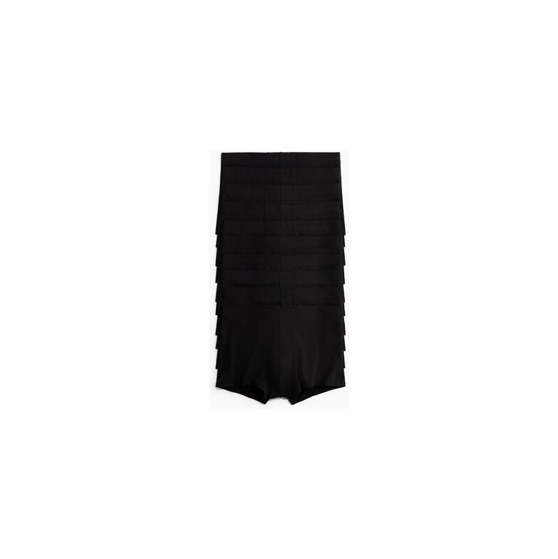 H&M - Krátké bavlněné trenýrky 10 kusů - Černá