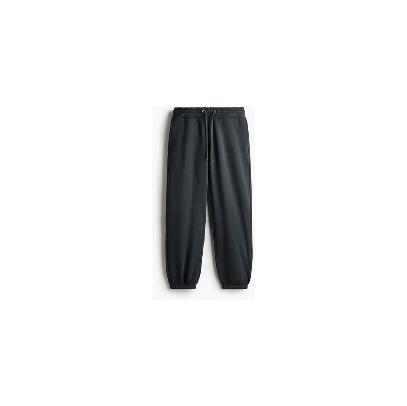 H&M - Teplákové kalhoty Relaxed Fit - Tmavě Šedá