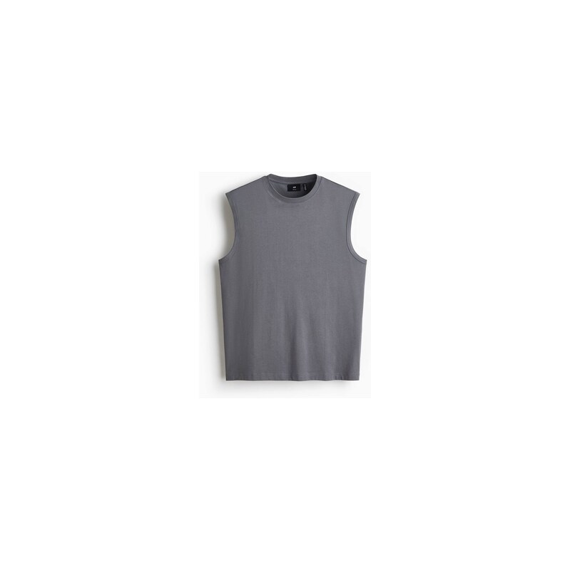 H&M - Tílko z materiálu COOLMAX Regular Fit - Šedá