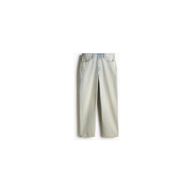H&M - Loose Jeans - Bledý Denim Blue
