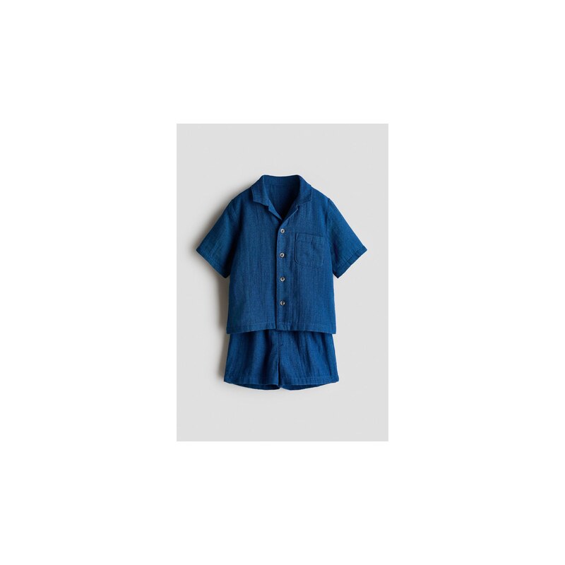 H&M - Dvoudílná souprava - Tmavý Denim Blue
