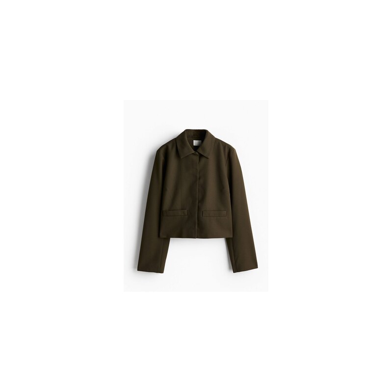 H&M - Bundas límcem - Tmavě Zelená Khaki