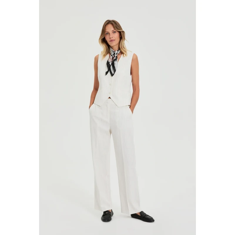 Dámské kalhoty Marisse, off white