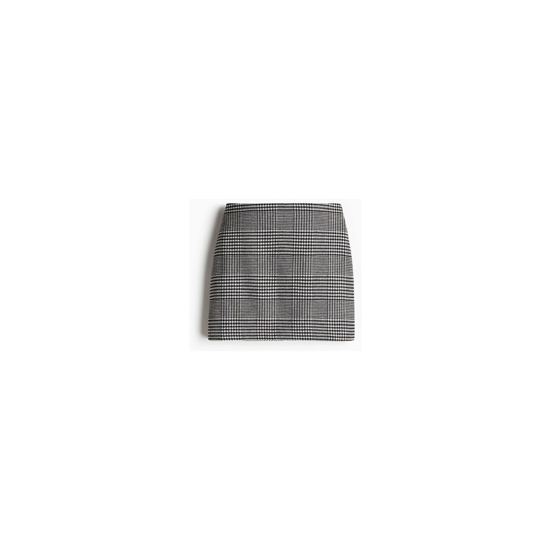 H&M - Minisukně - Černá/Kostka
