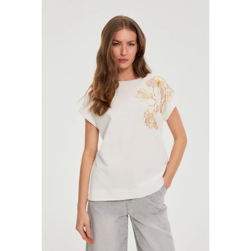 Tričko Marisse off white