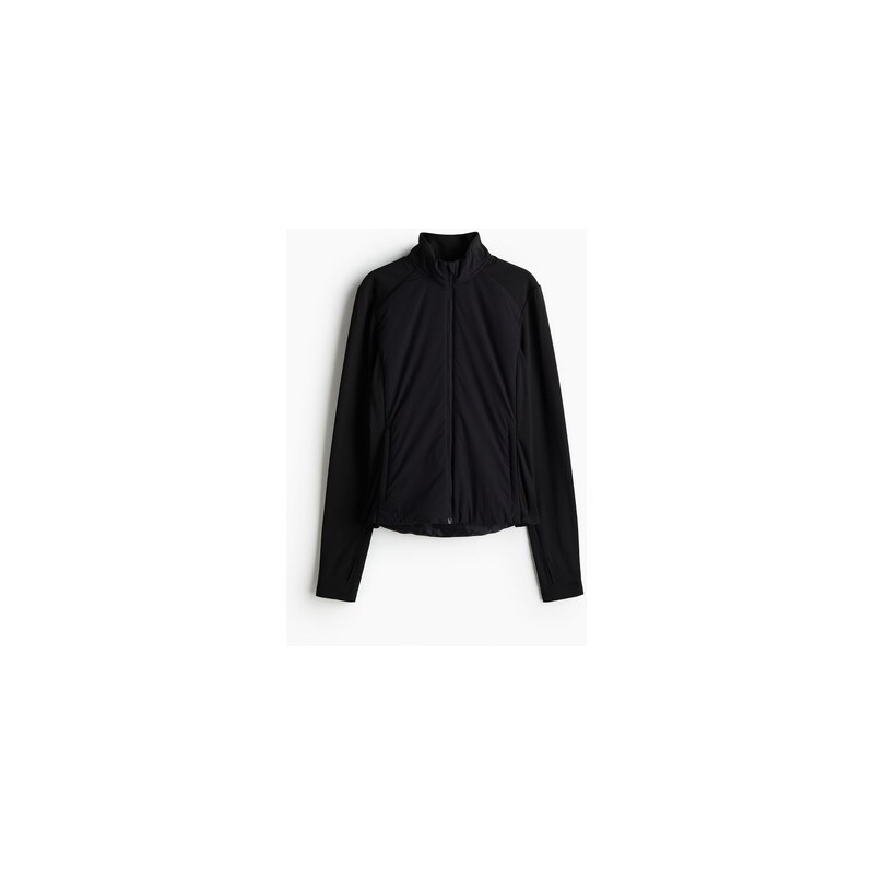 H&M - Vatovaná sportovní bunda - Černá