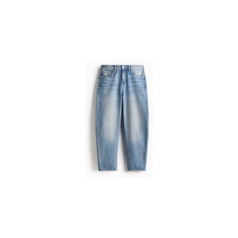 H&M - Barrel Loose Jeans - Denim Blue