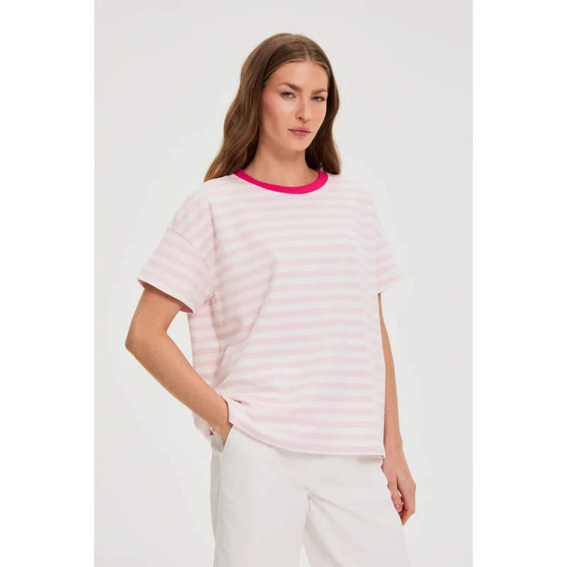 Marisse WOMENS SWEATSHIRT L-BL-4911 L.PINK