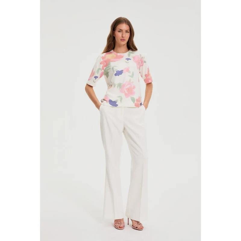 Dámské kalhoty Marisse, off-white