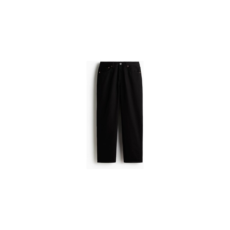 H&M - Loose Jeans - Černá