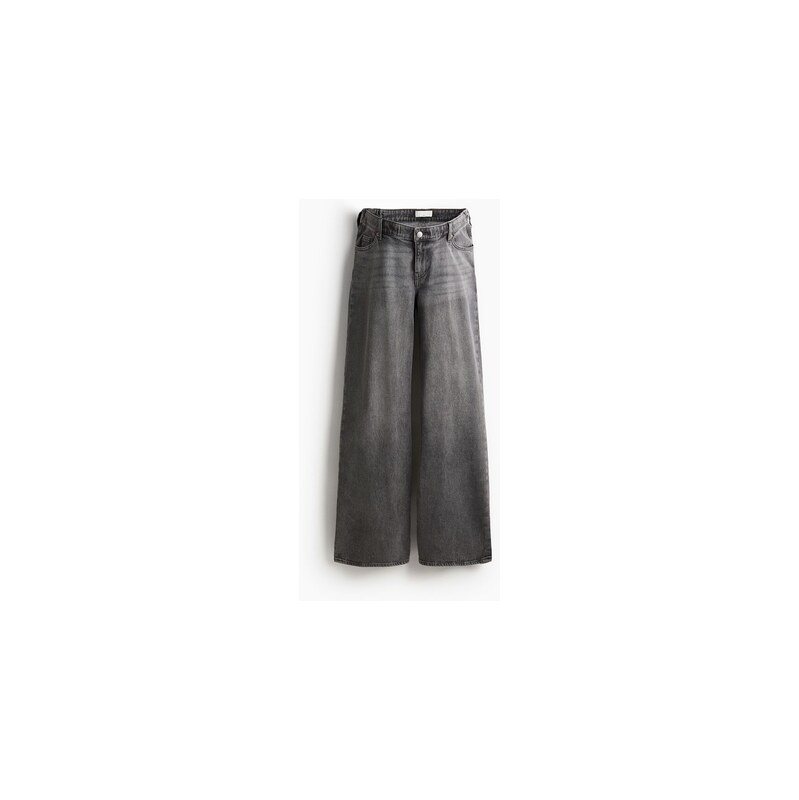 H&M - MAMA Široké džíny Before & After - Šedý Denim