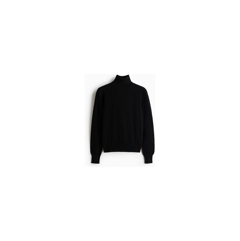 H&M - Svetrs rolákem - Černá