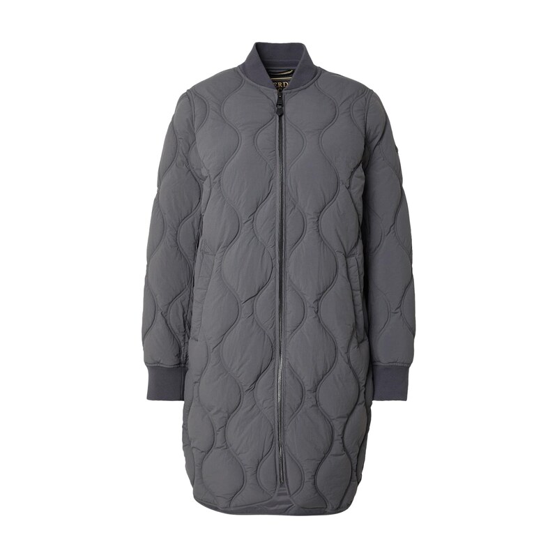 Superdry & Co Přechodný kabát tmavě šedá